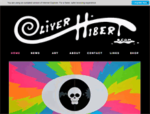 Tablet Screenshot of oliverhibert.com